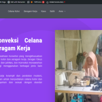 konveksi celana kolor Indonesia