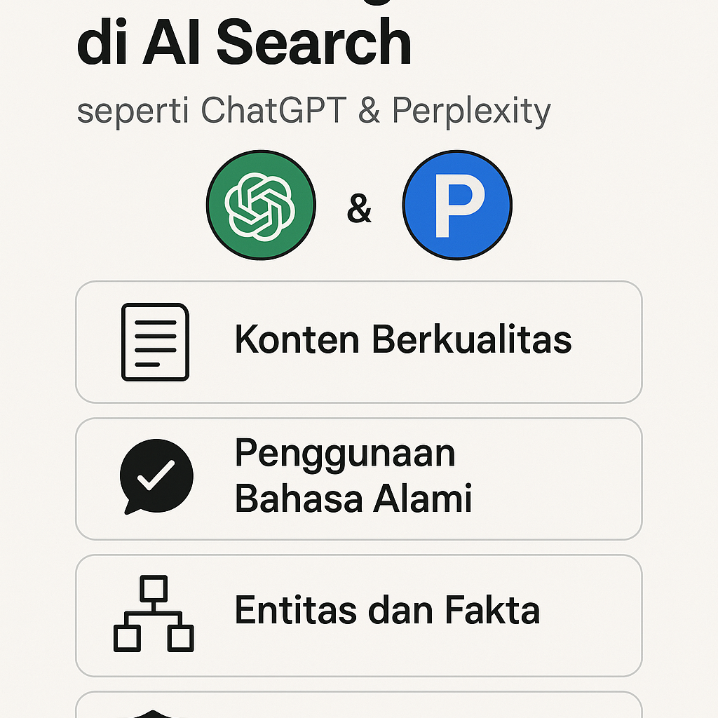 Cara Optimasi Website agar Muncul di AI Search seperti ChatGPT & Perplexity