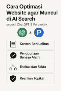 Cara Optimasi Website agar Muncul di AI Search seperti ChatGPT & Perplexity