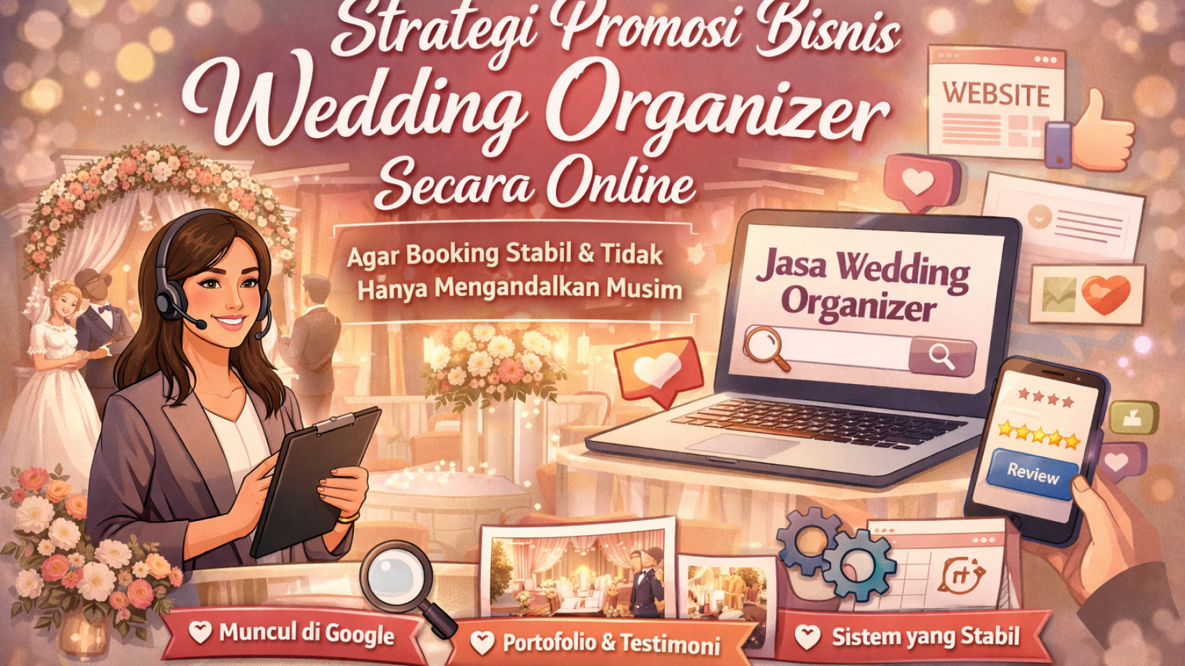 cara marketing jasa wedding organizer
