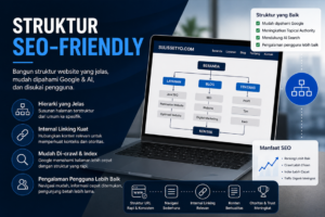 Struktur SEO-Friendly: Fondasi Tersembunyi yang Menentukan Apakah Google dan AI Memahami Website Anda