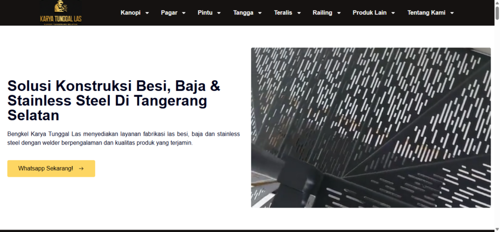 Mengapa Banyak Bengkel Las Sulit Mendapatkan Proyek dari Google? Ini Temuan Saya Setelah Menganalisis Website Karya Tunggal Las